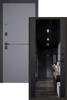 Стальная дверь Лекс Гранд Модерн 117 с черной тонировкой 