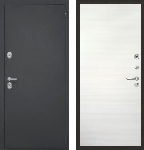 входные двери (стальные двери, металлические двери) DOORS007: дверь Интекрон Гектор Гладкая, Цвет 