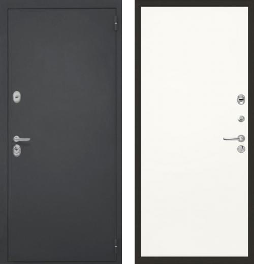 входные двери (стальные двери, металлические двери) DOORS007: дверь Интекрон Гектор Гладкая, Цвет 
