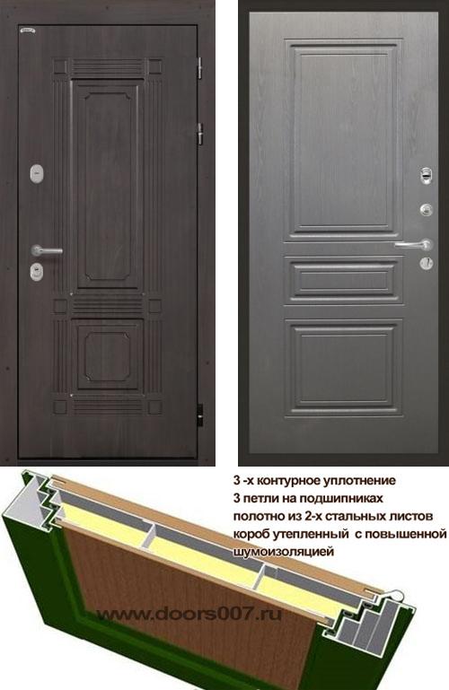 входные двери (стальные двери, металлические двери) DOORS007: дверь Интекрон Италия ФЛ-243-М, Цвет 