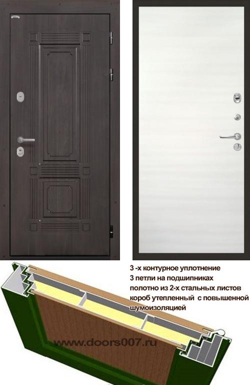 входные двери (стальные двери, металлические двери) DOORS007: дверь Интекрон Италия Гладкая, Цвет 