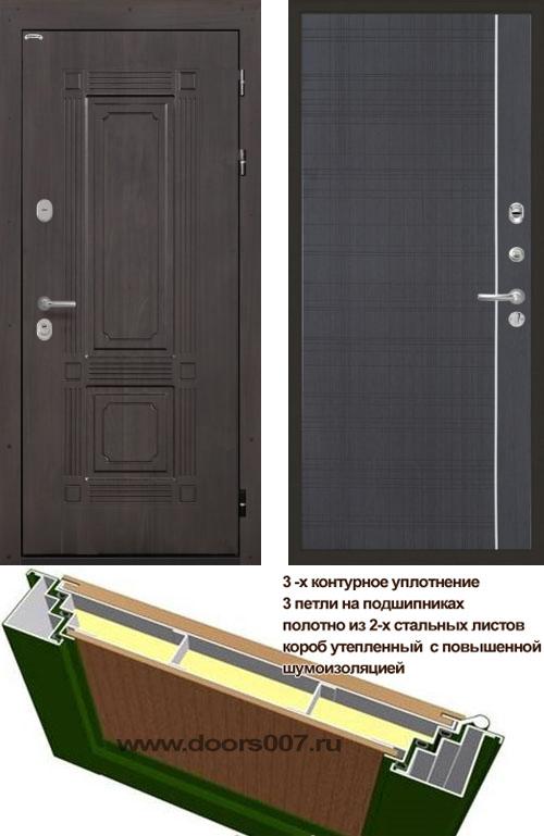 входные двери (стальные двери, металлические двери) DOORS007: дверь Интекрон Италия В-07, Цвет 