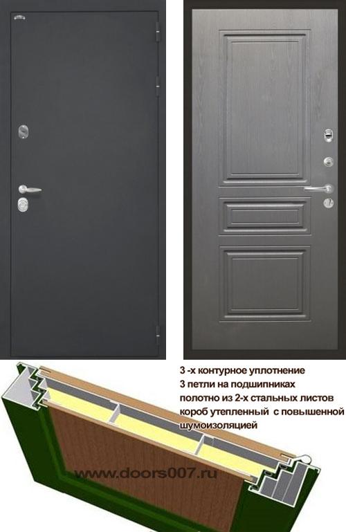 входные двери (стальные двери, металлические двери) DOORS007: дверь Интекрон Колизей ФЛ-243-М, Цвет 