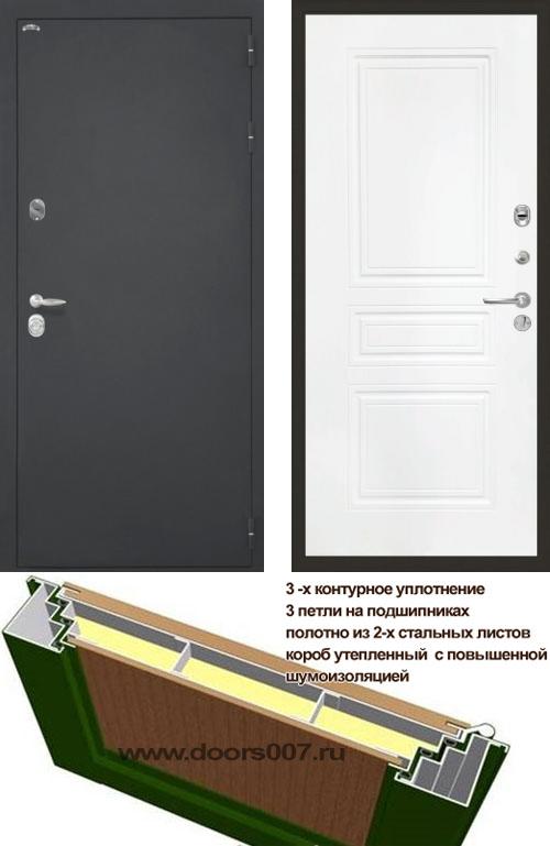 входные двери (стальные двери, металлические двери) DOORS007: дверь Интекрон Колизей ФЛ-243-М, Цвет 