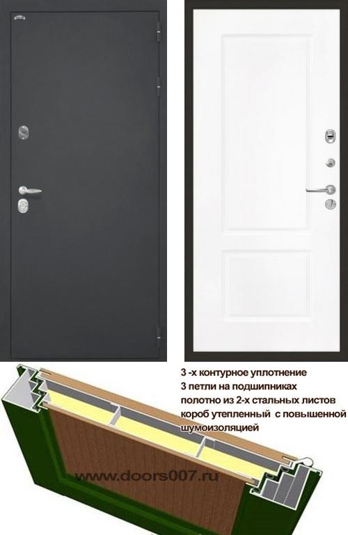 входные двери (стальные двери, металлические двери) DOORS007: дверь Интекрон Колизей КВ-2 