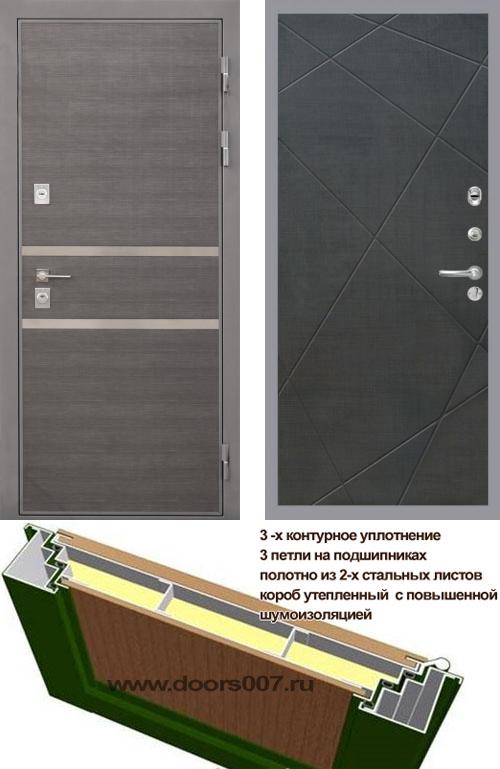 входные двери (стальные двери, металлические двери) DOORS007: дверь Интекрон Неаполь Лучи 