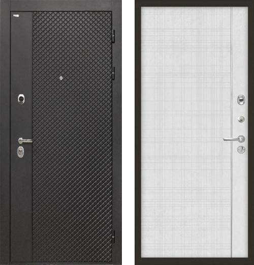 входные двери (стальные двери, металлические двери) DOORS007: дверь Интекрон Олимпия Black В-07 