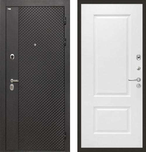 входные двери (стальные двери, металлические двери) DOORS007: дверь Интекрон Олимпия Black Альба, Цвет 
