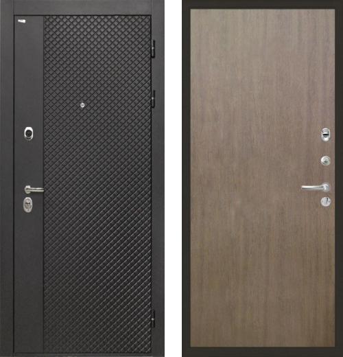 входные двери (стальные двери, металлические двери) DOORS007: дверь Интекрон Олимпия Black Гладкая, Цвет 
