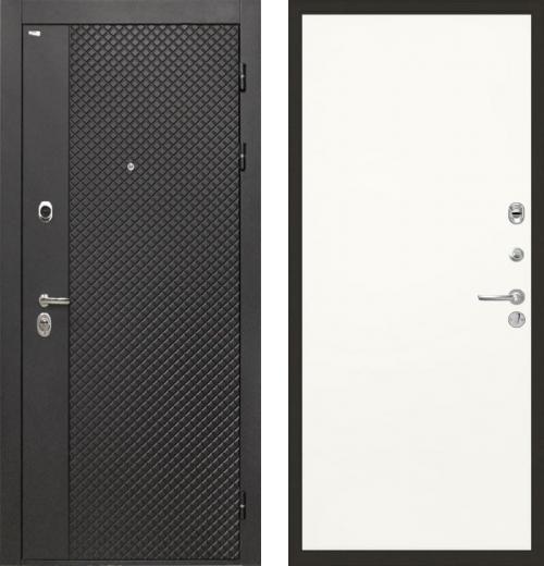 входные двери (стальные двери, металлические двери) DOORS007: дверь Интекрон Олимпия Black Гладкая, Цвет 
