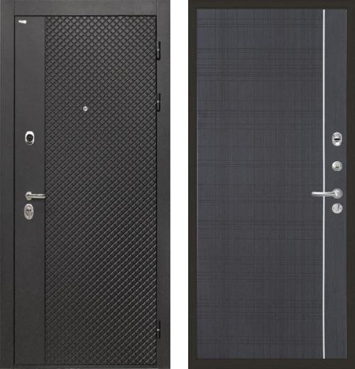 входные двери (стальные двери, металлические двери) DOORS007: дверь Интекрон Олимпия Black В-07, Цвет 