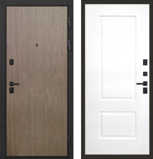 входные двери (стальные двери, металлические двери) DOORS007: дверь Интекрон Профит Black  