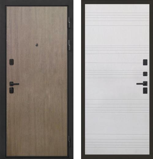 входные двери (стальные двери, металлические двери) DOORS007: дверь Интекрон Профит Black 
