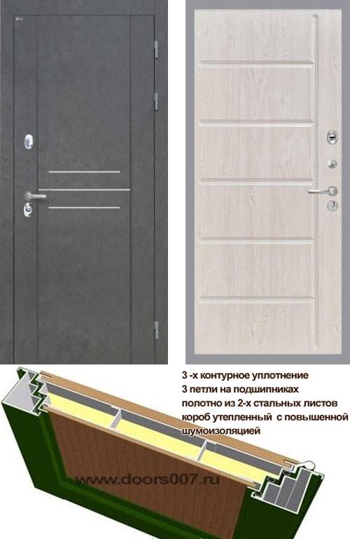 входные двери (стальные двери, металлические двери) DOORS007: дверь Интекрон Сенатор ЛОФТ ФЛ-102 