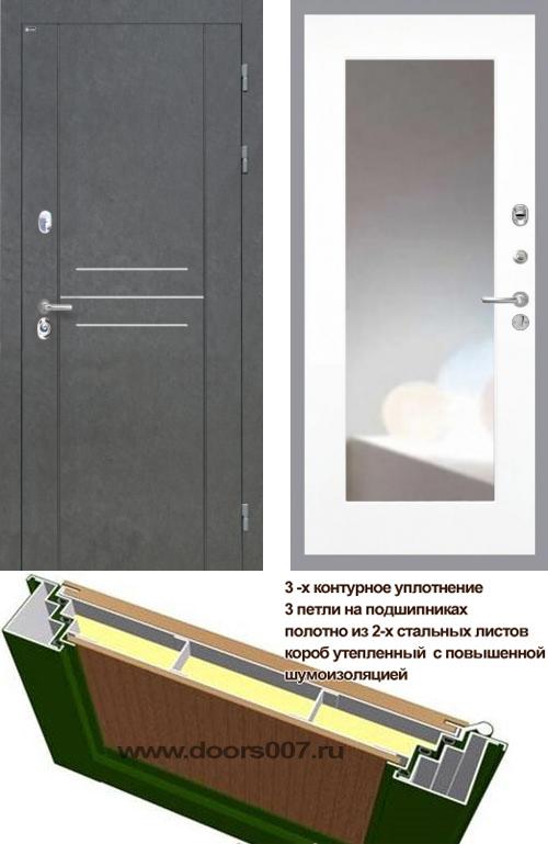 входные двери (стальные двери, металлические двери) DOORS007: дверь Интекрон Сенатор ЛОФТ ФЛЗ-120