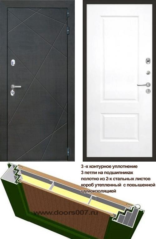 входные двери (стальные двери, металлические двери) DOORS007: дверь Интекрон Сенатор Лучи Альба 