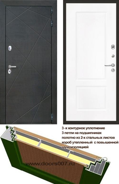входные двери (стальные двери, металлические двери) DOORS007: дверь Интекрон Сенатор Лучи КВ-2 
