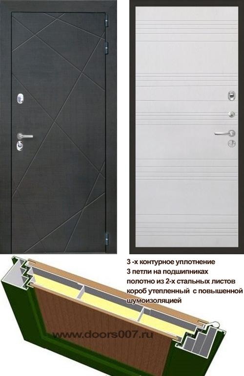 входные двери (стальные двери, металлические двери) DOORS007: дверь Интекрон Сенатор Лучи ФЛ-316 