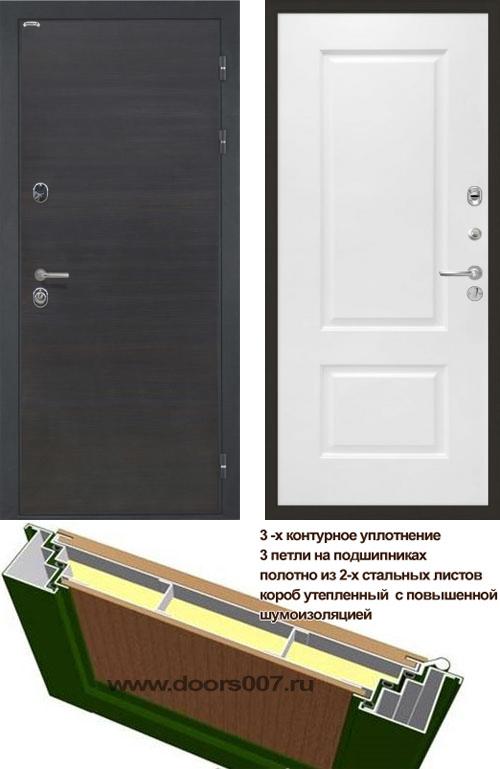 входные двери (стальные двери, металлические двери) DOORS007: дверь Интекрон Сицилия Альба, Цвет 