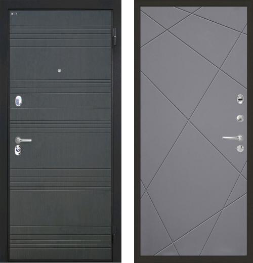 входные двери (стальные двери, металлические двери) DOORS007: дверь Интекрон Спарта Лучи, Цвет 