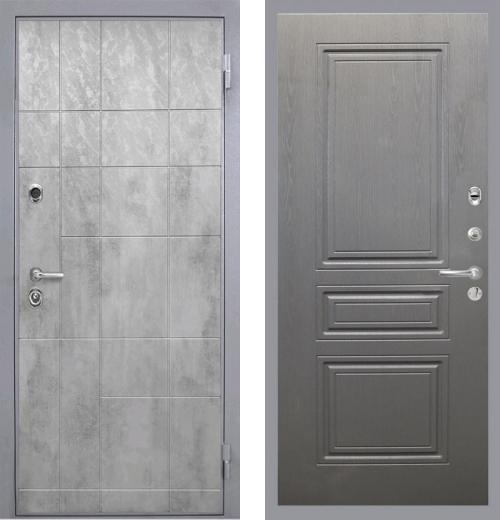входные двери (стальные двери, металлические двери) DOORS007: дверь Интекрон Спарта Грэй ФЛ-243-М, Цвет 