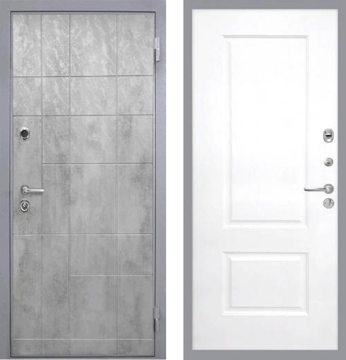 входные двери (стальные двери, металлические двери) DOORS007: дверь Интекрон Спарта Грэй Альба 