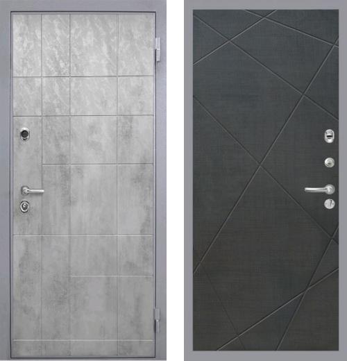 входные двери (стальные двери, металлические двери) DOORS007: дверь Интекрон Спарта Грэй Лучи 