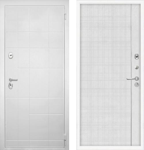входные двери (стальные двери, металлические двери) DOORS007: дверь Интекрон Спарта White В-07 