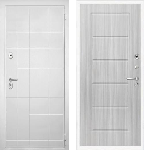 входные двери (стальные двери, металлические двери) DOORS007: дверь Интекрон Спарта White ФЛ-39 