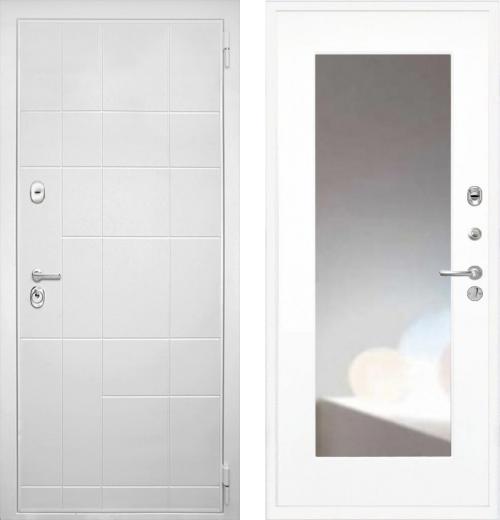 входные двери (стальные двери, металлические двери) DOORS007: дверь Интекрон Спарта White ФЛЗ-120 