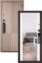 Стальная дверь Mastino CITY SMART PP с зеркалом 164 (входная металлическая дверь)