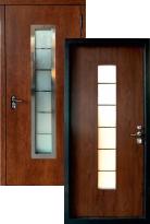Входная дверь Страж Хаски 3К Шпон дуба ТЕРМОРАЗРЫВ (стальная дверь, металлическая дверь)